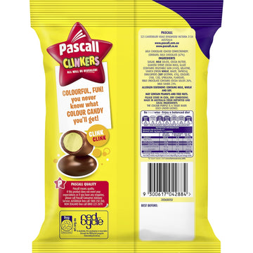 Cadbury Pascall Clinker Milk Chocolate Lollies Snack & Share Bag 160g